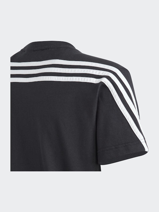Tricou Pentru Copii Negru Performance Future Icons 3-Stripes