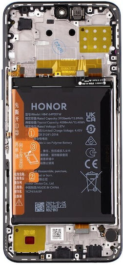 Honor Екран със Сензорен Механизъм и Рамка за Honor X8 (Син)