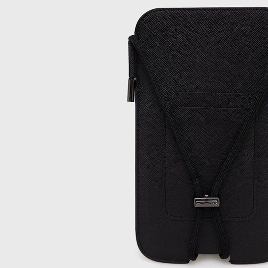 Karl Lagerfeld Saffiano Karl & Choupette Head L Sock & Pouch Μαύρο