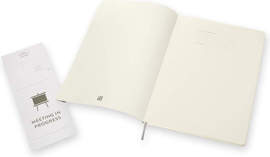 Moleskine Pro Тетрадка A4 с Ластик Черен