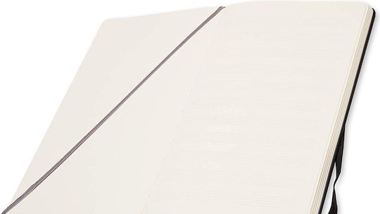 Moleskine Caiet B5 192 Foi cu Copertă Dură și Cauciuc Negru