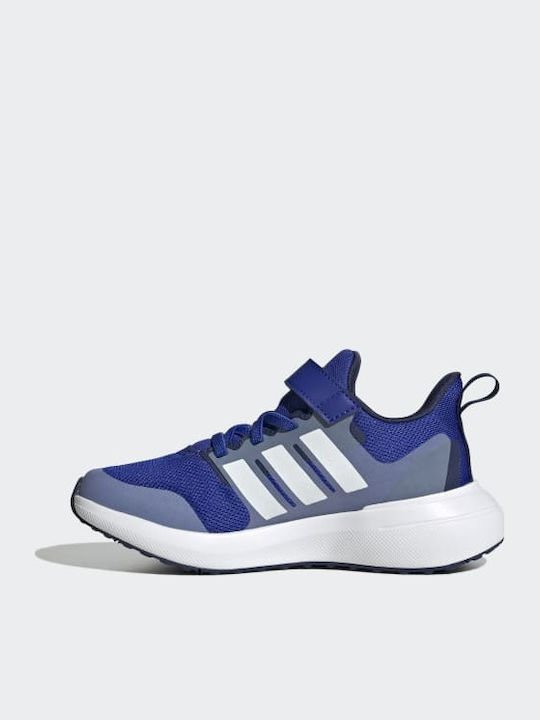 Fortarun FortaRun 2.0 EL K Kids Sports Shoes Running with Hoop & Loop Closure Lucid Blue / Cloud White / Blue Fusion