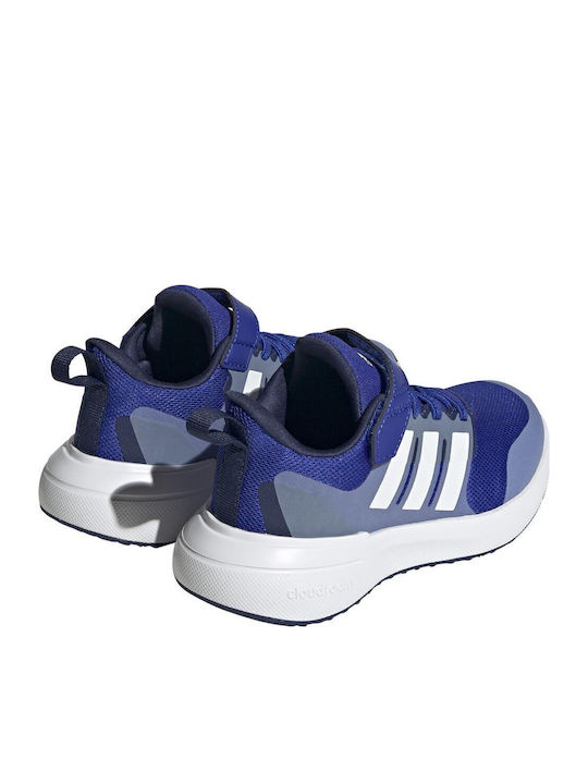 Fortarun FortaRun 2.0 EL K Kids Sports Shoes Running with Hoop & Loop Closure Lucid Blue / Cloud White / Blue Fusion
