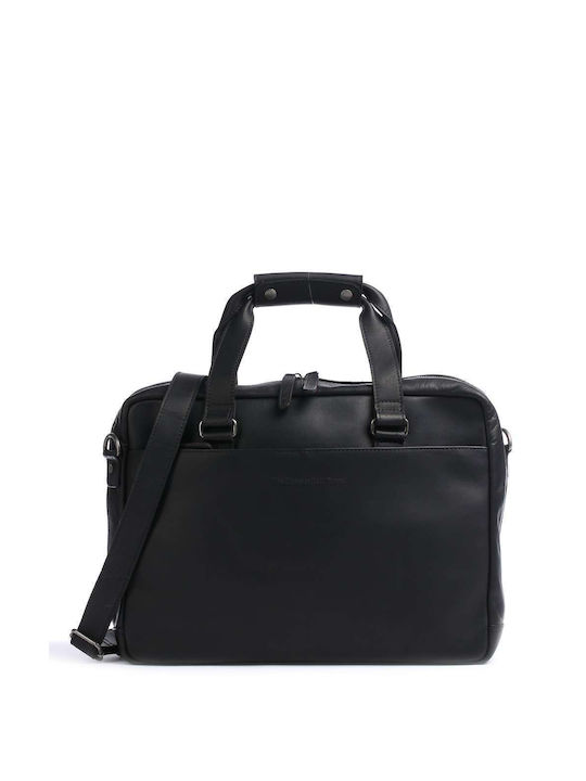 The Chesterfield Brand Colorado Leather Men's Briefcase Black