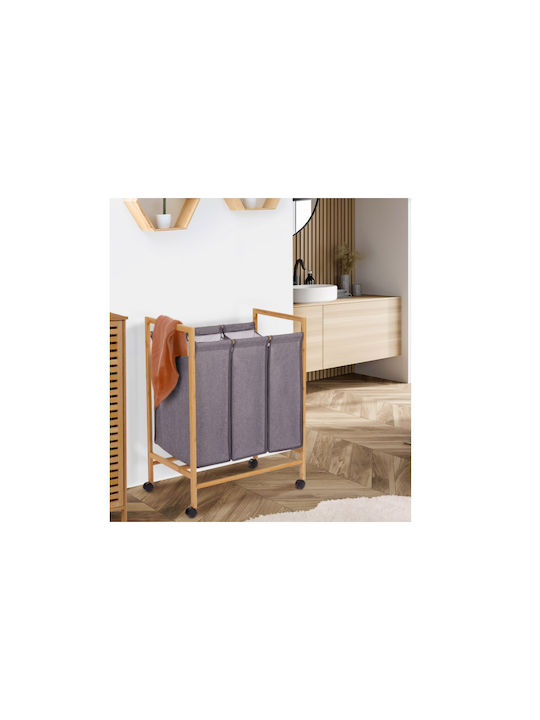 Idomya Maya Laundry Basket Bamboo Brown