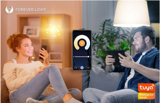 Forever Light Smart Lampe LED 5.5W für Fassung GU10 und Form PAR16 RGBW 400lm
