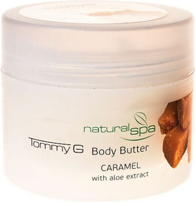 TommyG Natural Spa Feuchtigkeitsspendendes Butter Körper mit Duft Karamell 200ml