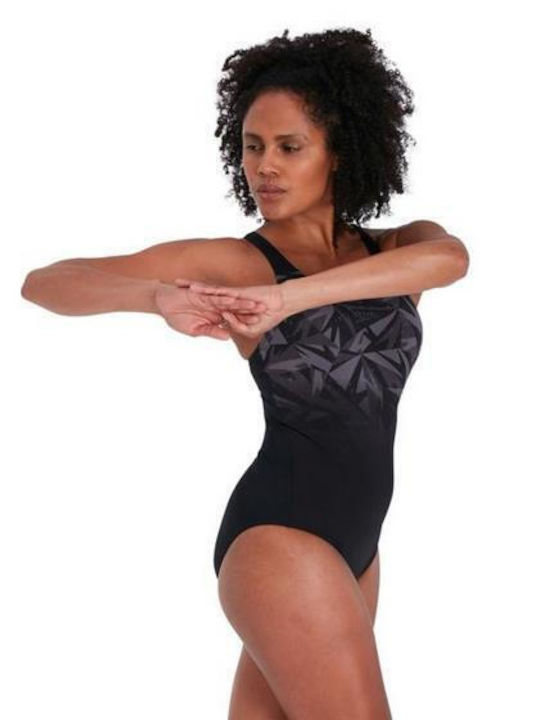 Speedo One-Piece Swimsuit Black