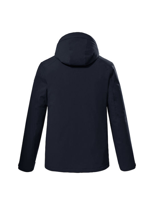 Killtec 38920-814 Männer Jacke aus für Ski & Snowboard Marineblau