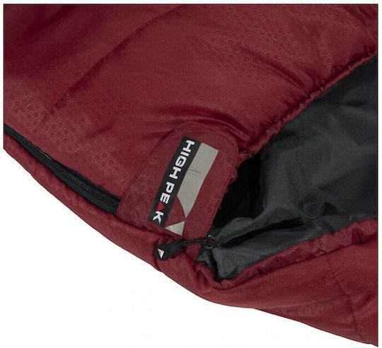 High Peak Sleeping Bag Μονό 2 Εποχών Redwood Black