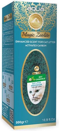 Aqua Pet Magic Zeolite Scented Cat Toilet Mint Chamomile 500gr