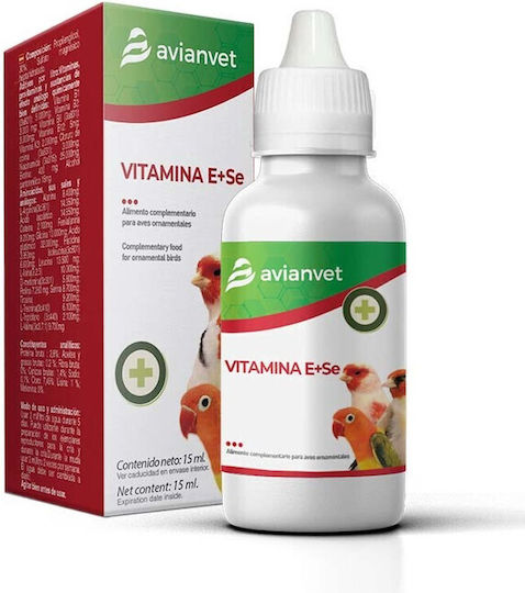 Avianvet Vitamina E + SE Витамини за птици 15мл