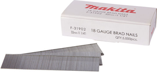 Makita F-31902 Nails 1.2x32mm 18 Ga 5000 pcs