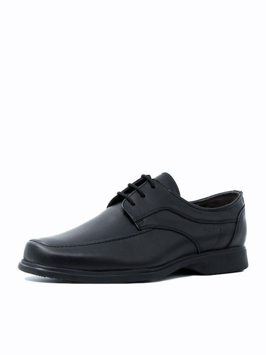 Softies Men's Leather Casual Shoes Black