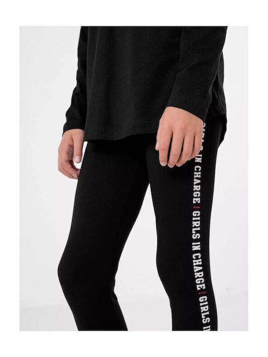 Kids Legging Sports Long Black