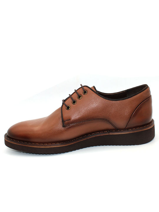 Ella Men's Leather Casual Shoes Tabac Brown