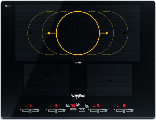 Whirlpool Induktionskochfeld Autonom mit Kindersicherung 59x51εκ.