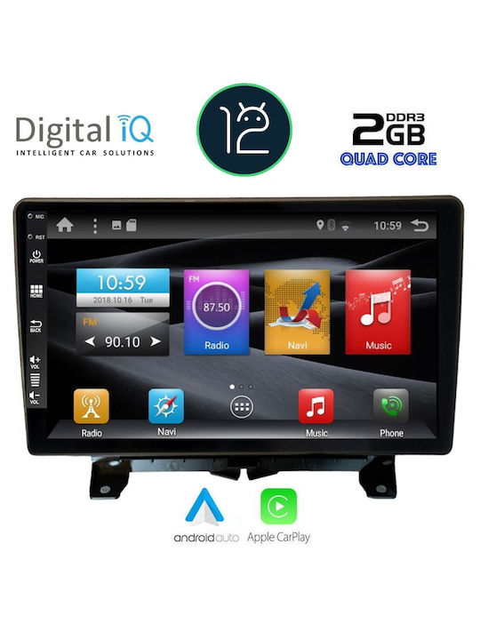 Digital IQ Car Audio System for Land Rover Discovery / Range Rover Sport / Range Rover 2004-2009 (Bluetooth/USB/AUX/WiFi/GPS/Apple-Carplay/CD) with Touch Screen 9"