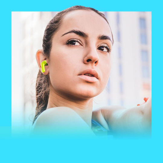 Acefast T6 In-ear Bluetooth Handsfree Căști cu Rezistență la Transpirație și Carcasă de Încărcare Youth Green