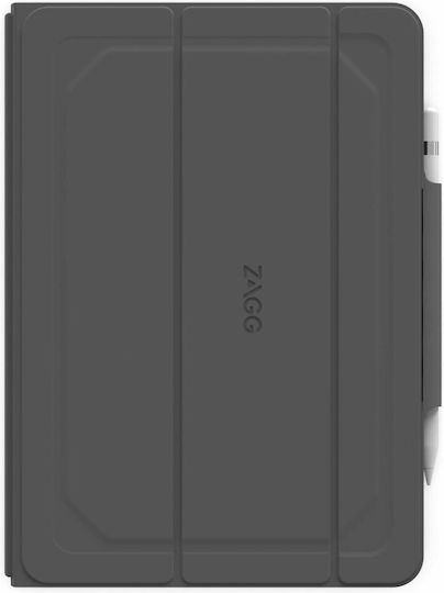 Zagg Rugged Messenger Flip Cover with Keyboard English US Black for iPad 2019/2020/2021 10.2''
