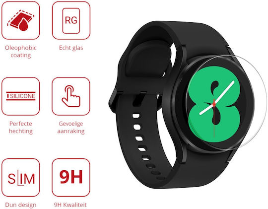Rosso Tempered Glass για το Galaxy Watch 4 40mm 1τμχ