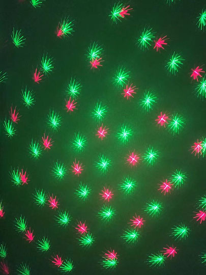 Χριστουγεννιάτικος Προβολέας Laser LED με Κόκκινο / Πράσινο Φωτισμό Ρεύματος IP65 Εξωτερικού Χώρου