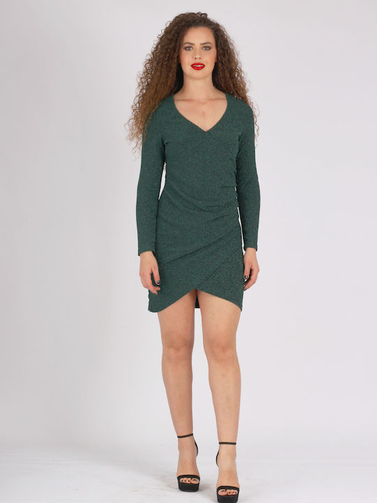 Mini dress, lurex