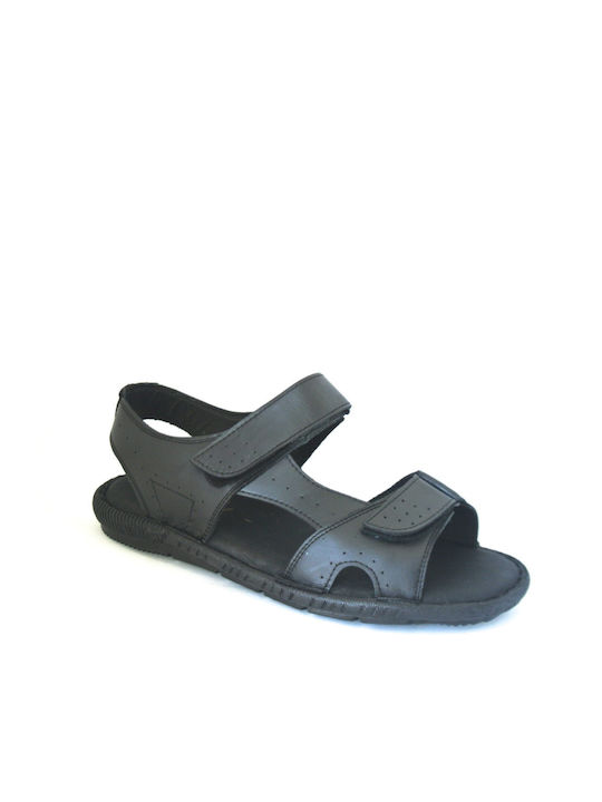 Gale Leder Anatomisch Schwarz Anatomische Sandalen Spanish Made