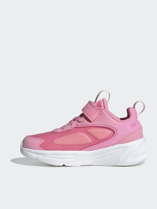 Ozelle Kids Sports Shoes Running with Hoop & Loop Closure Bliss Pink / Clear Pink / Cloud White