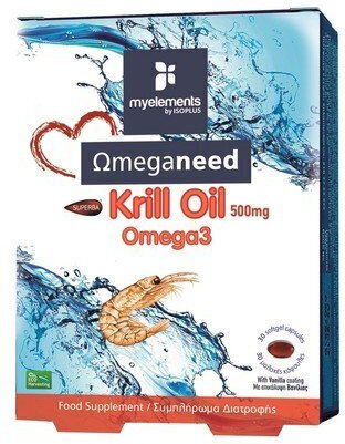 My Elements Superba Krill Omega 3 Fish Oil 30 softgels