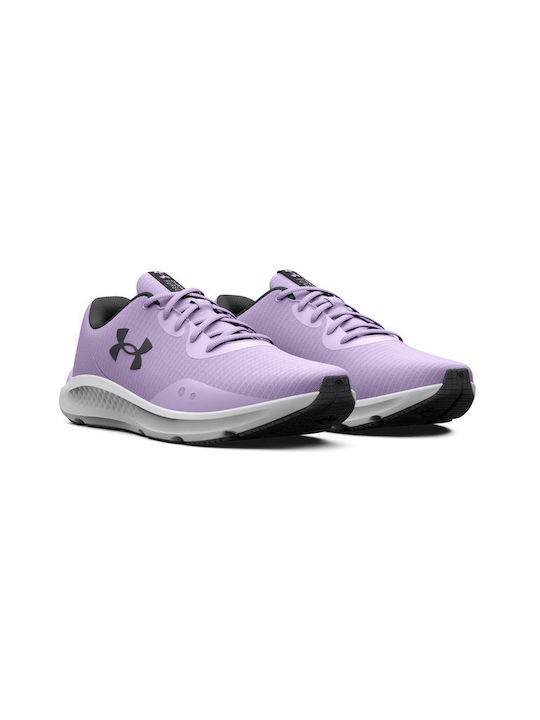 Charged Pursuit 3 Sport Shoes Running Violet / Charcoal Grey / Purple