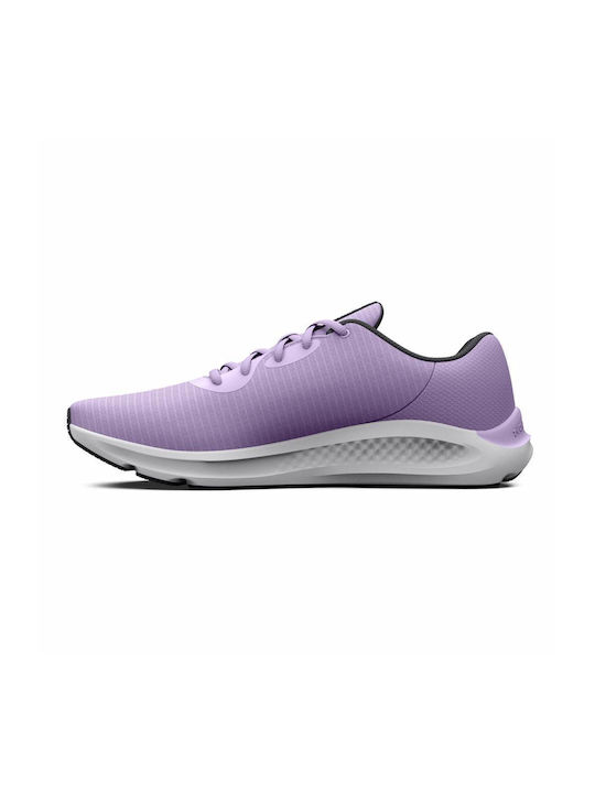 Charged Pursuit 3 Sport Shoes Running Violet / Charcoal Grey / Purple