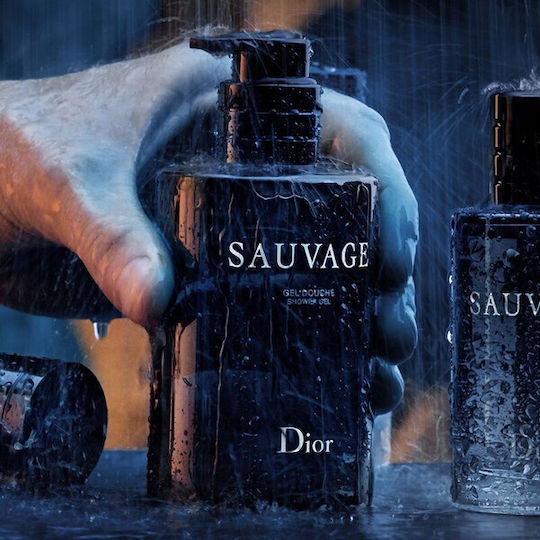 Dior Sauvage Gel de Duș în Textură Gel & Miros Pudră 250ml