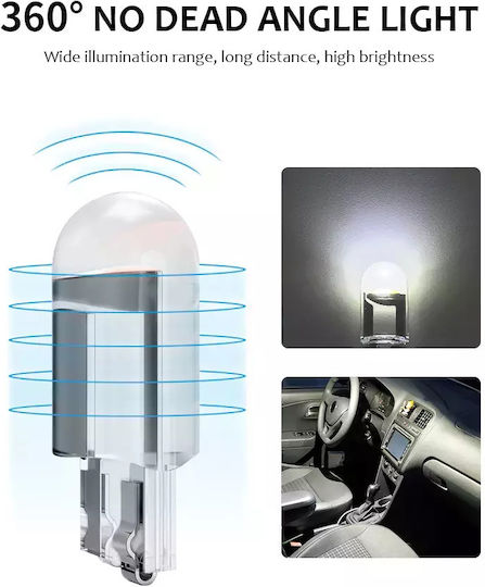Λάμπες Μοτοσυκλέτας T10 LED 6000K Λευκό 12V 1W 20τμχ