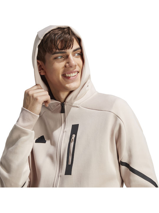 Designed For Gameday Суитшърт с Качулка Бежов
