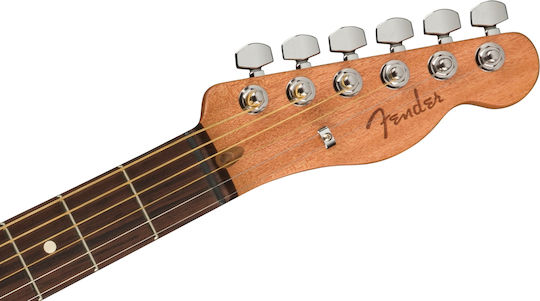 Fender Полуакустичен Китара Acoustasonic Player Telecaster Блондинка с ирис