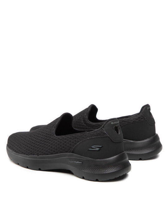 Go Walk Max Ανδρικά Slip-On Μαύρα