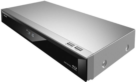 Panasonic Blu-Ray Player DMR-BST765AG Built-in WiFi with Blu-Ray/DVD Recording and USB Media Player Capability Silver