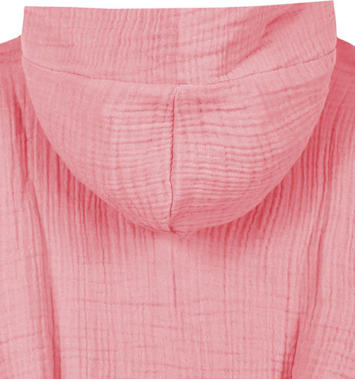 Energiers Παιδικό Μπουρνούζι Pink mit Kapuze