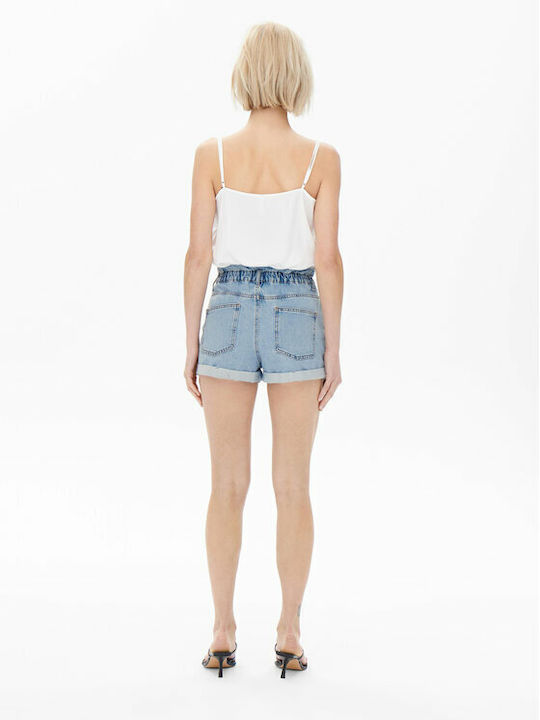 Only Women's Jean High-waisted Shorts Blue