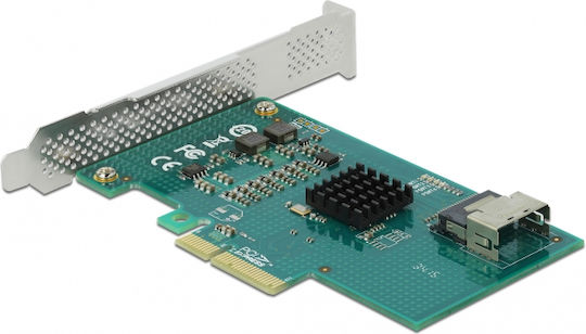DeLock PCI Express προς 4xSATA 6 Gb/s Silver (89051)