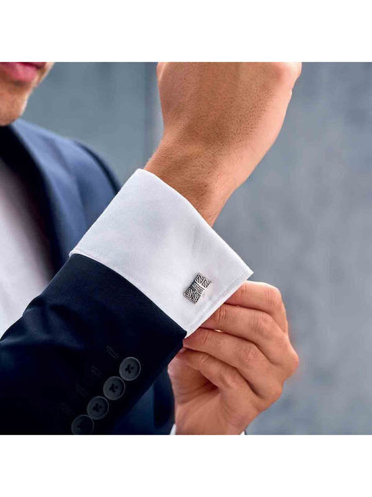 Cerruti Μανικετόκουμπα από Ατσάλι σε Ασημί Χρώμα