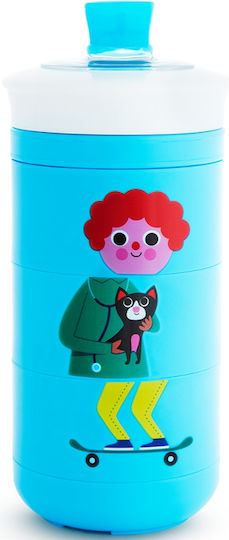 Munchkin Εκπαιδευτικό Μπιμπερό Twisty Mix & Match Character Sippy 18m+ Blue 266ml