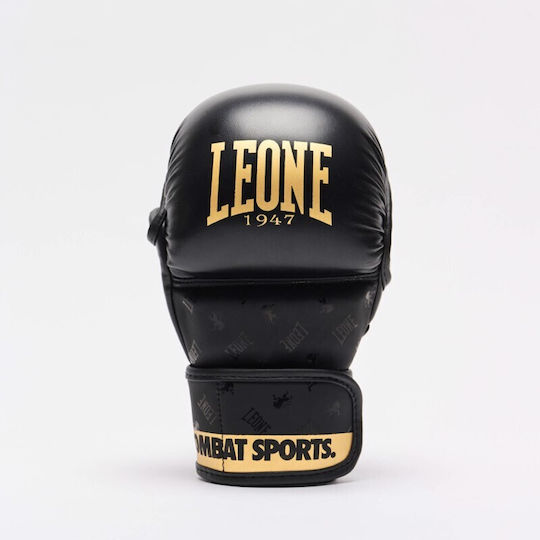 Leone Synthetic Leather MMA Gloves Black