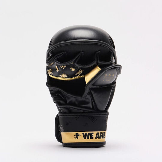 Leone Synthetic Leather MMA Gloves Black