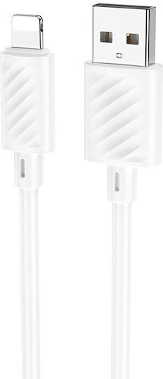 Hoco X88 USB-A zu Lightning Kabel Weiß 1m