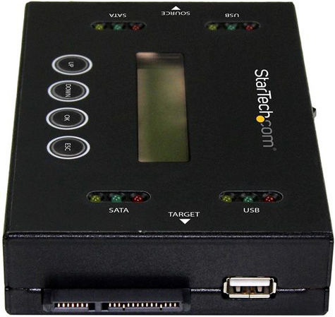 StarTech USB- und SATA-Kloner/Löscher Schwarz (SU2DUPERA11)