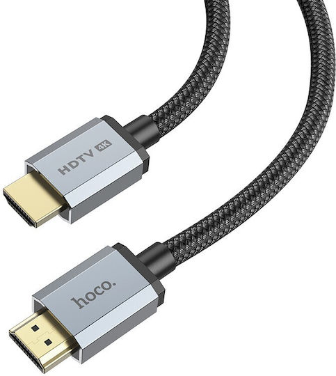 Hoco US03 HDMI 2.0 Premium High Speed 4K 60Hz HDR Cable HDMI Male - HDMI Male 1m Black