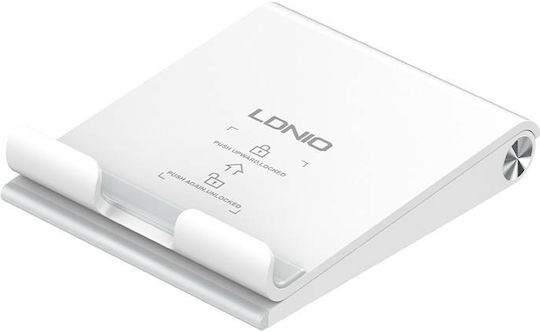 Ldnio MG07 Desk Stand for Mobile Phone in White Colour
