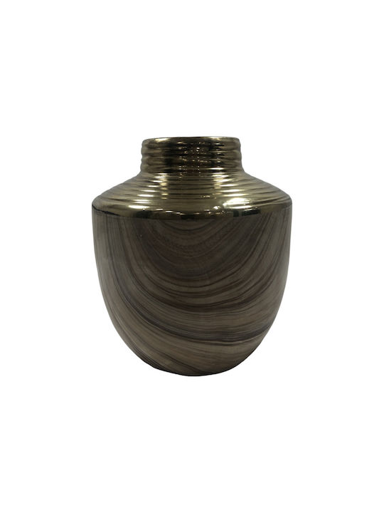 Zen Collection Decorative Vase Gold 24cm